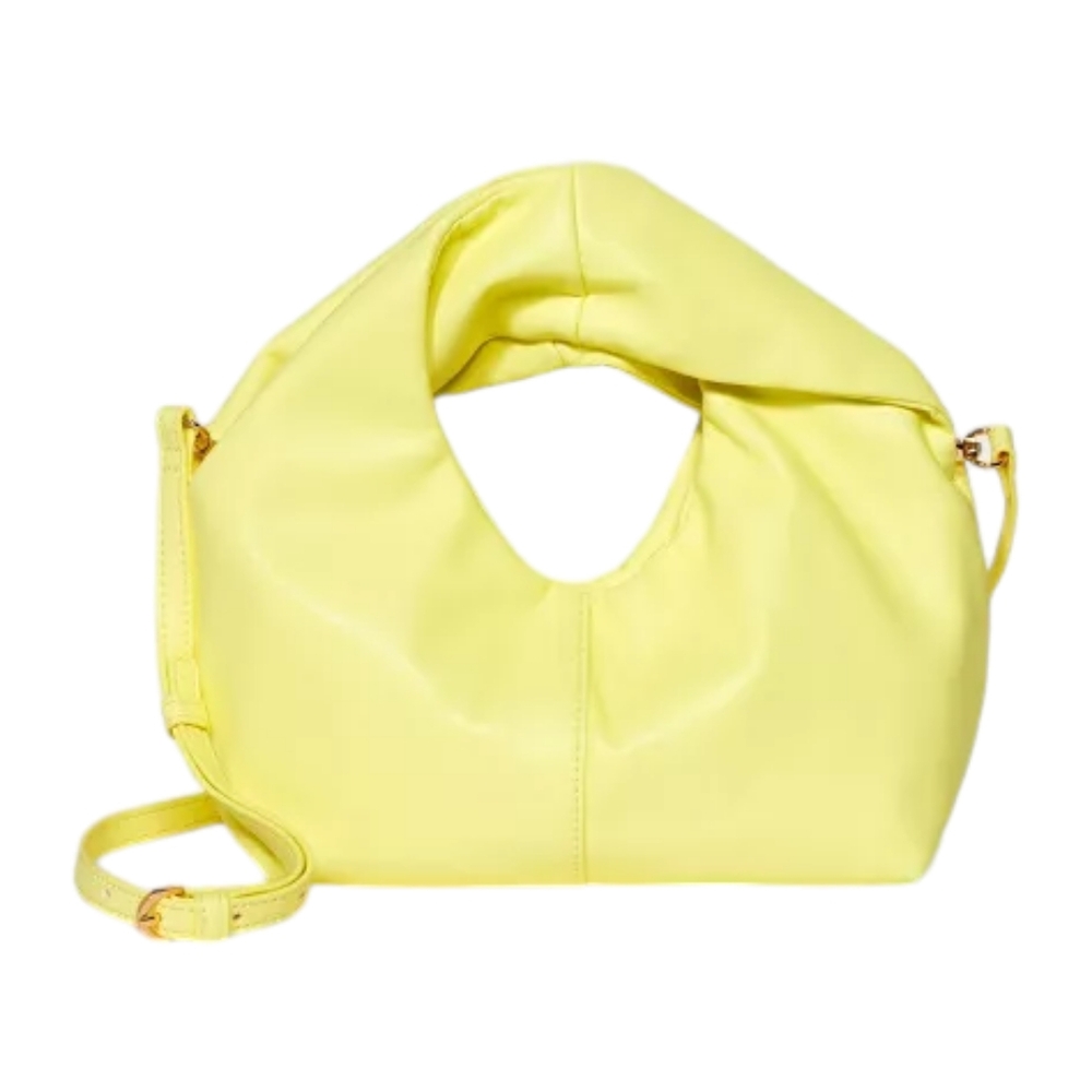 A New Day Mini Twist Top Handle Crossbody Bag Yellow - Picture 3 of 12